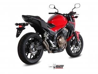 Mivv Double Gun Titanium Honda CB 500 F 2016